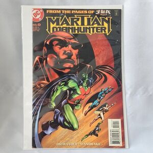 Martian Manhunter DC Comics Issue #0 Oct 1998 Vintage Collectible Justice League